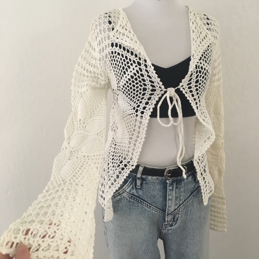 NWT crochet cardigan